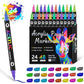 Dual Tip Acrylic Paint Pen Marker - 24/48/72 Colours