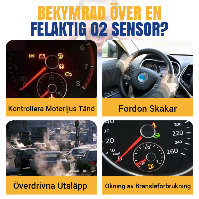 🔥Automobil O2 Sensor Förlängningsadapter M18 * 1,5